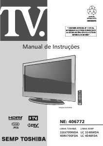 Manual Semp Toshiba 32LV700WDA Televisor LED