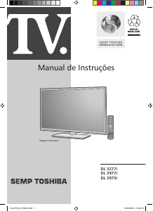 Manual Semp Toshiba DL 3277i Televisor LED