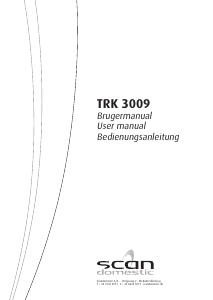 Brugsanvisning Scandomestic TRK 3009 Tørretumbler