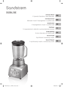 Manual Sandstrøm S12BL13E Blender