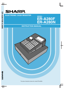 Handleiding Sharp ER-A280N Kassasysteem