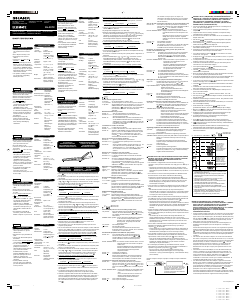 Mode d’emploi Sharp EL-337C Calculatrice