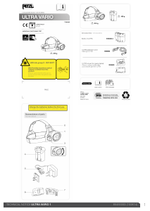 Instrukcja Petzl Ultra Vario Latarka