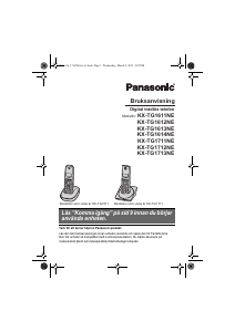 Bruksanvisning Panasonic KX-TG1611NE Trådlös telefon