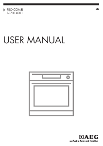 Manual AEG BS7314001M Oven
