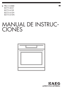 Manual de uso AEG BS7314001M Horno