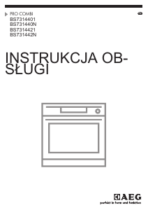 Instrukcja AEG BS731440NM Piekarnik