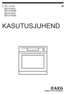 Kasutusjuhend AEG BS731442NM Ahi