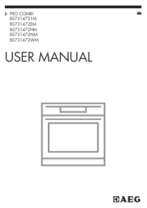 Manual AEG BS7314721M Oven