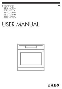 Manual AEG BS731472EM Oven