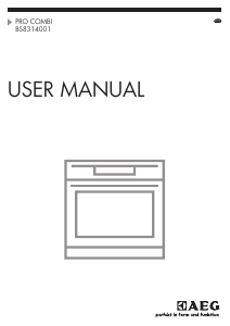 Manual AEG BS8314001M Oven