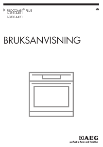 Bruksanvisning AEG BS8314401M Ovn