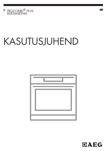 Kasutusjuhend AEG BS836680NM Ahi