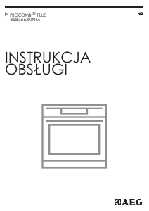 Instrukcja AEG BS836680NM Piekarnik