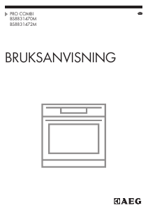 Bruksanvisning AEG BS8831472M Ovn