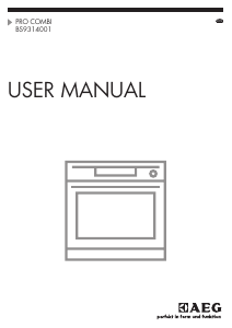 Manual AEG BS9314001M Oven