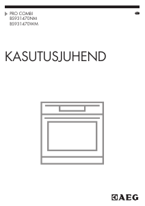 Kasutusjuhend AEG BS931470NM Ahi