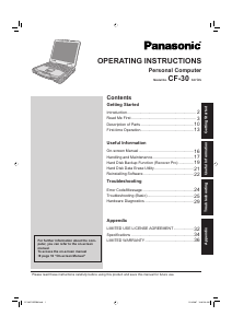 Manual Panasonic CF-30K Toughbook Laptop