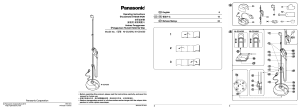 Handleiding Panasonic NI-GSA060 Kledingstomer