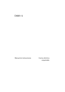 Manual de uso AEG E4001-5-M Horno