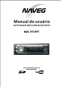 Manual Naveg NVS 3018BT Auto-rádio