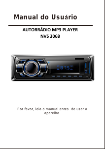 Manual Naveg NVS 3068 Auto-rádio