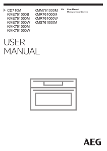 Manual AEG KME761000B Oven