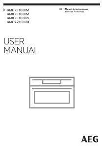 Manual de uso AEG KMK721000M Horno