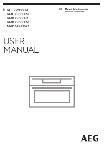 Manual de uso AEG KMK725880B Horno