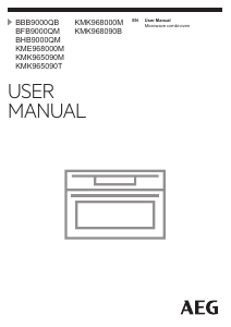 Manual AEG KMK968090B Oven