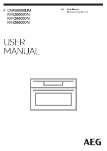 Manual AEG KMS565000M Oven