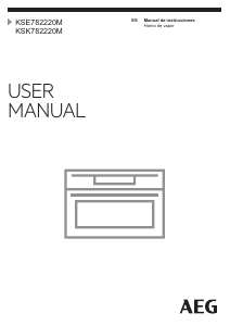 Manual de uso AEG KSK782220M Horno