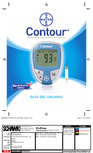 Manual de uso Bayer Contour Monitor de glucosa