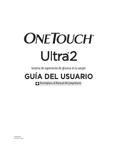 Manual OneTouch Ultra2 Blood Glucose Monitor