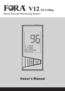 Manual Fora V12 Blood Glucose Monitor