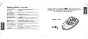 Manual Healthy Line SHL-G800 Glucometru