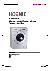 Handleiding Koenic KWM 81426 A3 Wasmachine