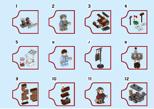 说明书 乐高 set 76390 哈利·波特魔 乐高哈利·波特圣诞倒数日历