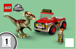 Bedienungsanleitung Lego set 76939 Jurassic World Flucht des Stygimoloch