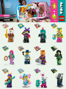 Manual Lego set 41690 VIDIYO Calendário do Advento LEGO Friends