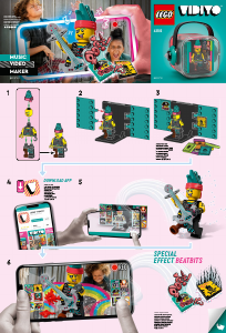 Bruksanvisning Lego set 43103 VIDIYO Punk Pirat BeatBox Musik Videoskapare