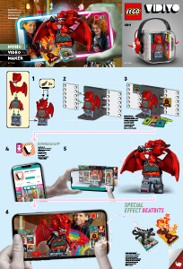 Handleiding Lego set 43109 VIDIYO Metal Dragon BeatBox