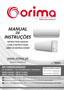 Manual Orima ORTE-24-R32 Air Conditioner