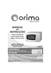Manual de uso Orima OR-720-CC Microondas