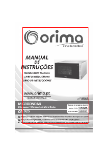 Manual de uso Orima OR-925 Microondas