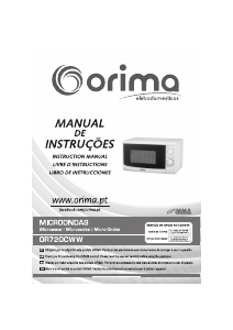 Manual Orima OR-720-CWW Micro-onda