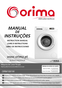 Handleiding Orima ORM 1061 W Wasmachine