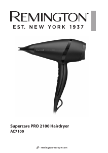 Mode d’emploi Remington AC7100 Supercare PRO Sèche-cheveux