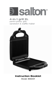 Manual Salton SM-2001 Contact Grill