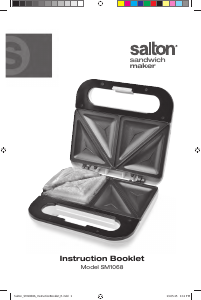 Handleiding Salton SM-1068A Contactgrill